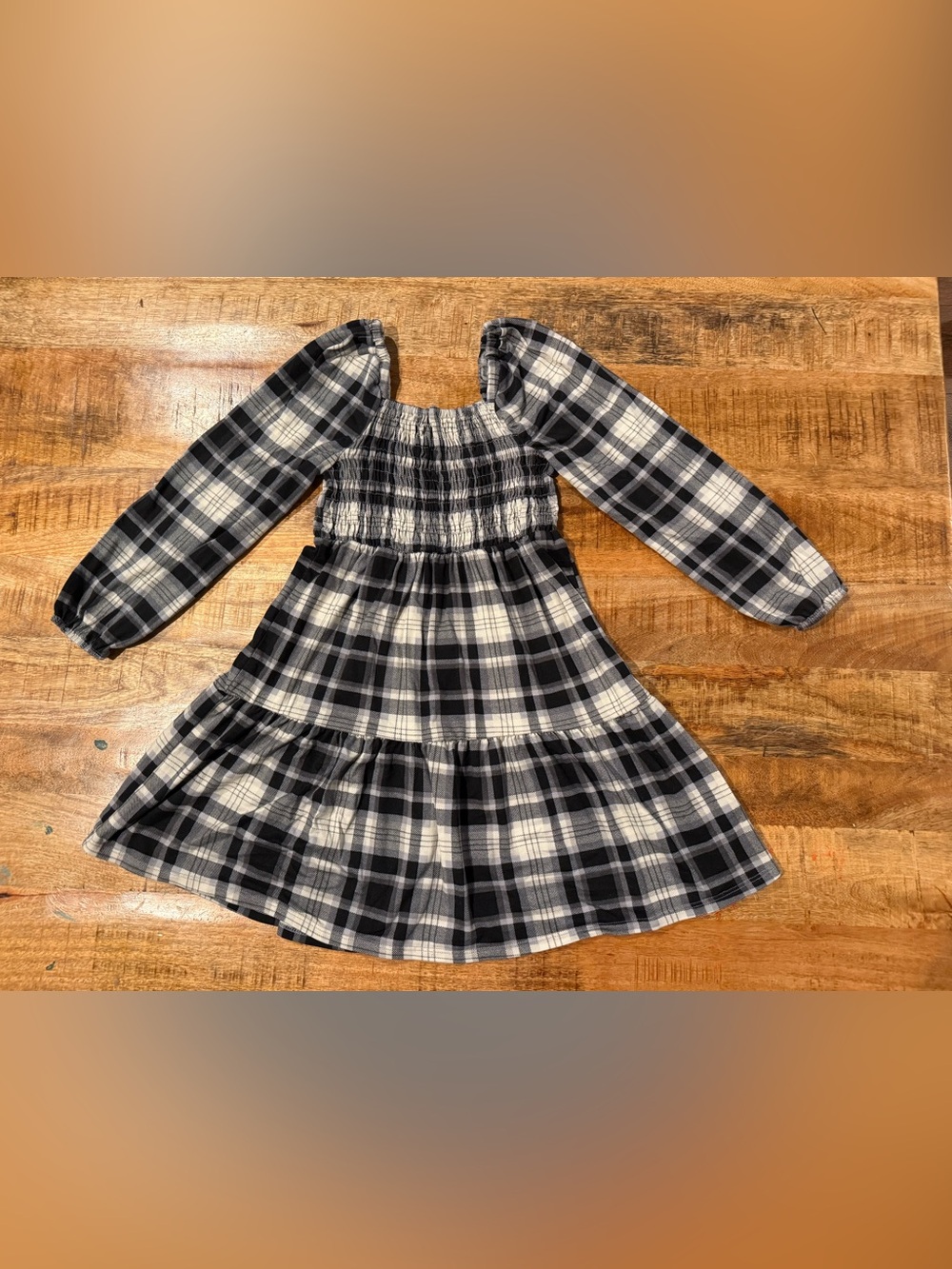 Btween Long Sleeve Smocked Dress Size 7